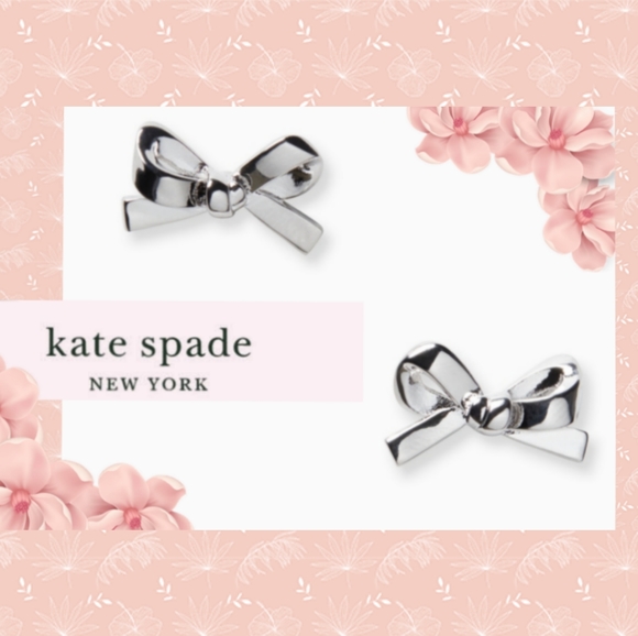 New Kate Spade Mini Bow Earrings